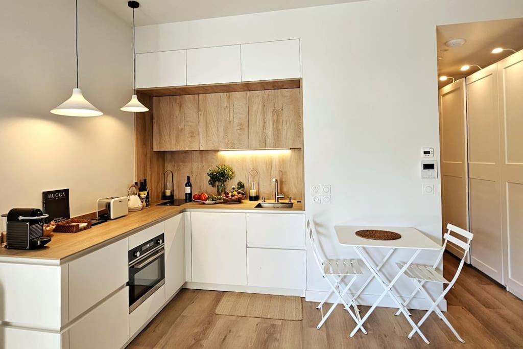 Arcareve - Grand Studio De Standing Avec Terrasse, Jardin Et Acces Direct A La Plage Arcachon Exterior foto