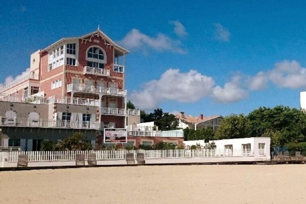 Arcareve - Grand Studio De Standing Avec Terrasse, Jardin Et Acces Direct A La Plage Arcachon Exterior foto